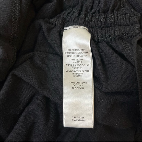 Splendid Black Tee Shirt Ruched Side Dress - Picture 12 of 14